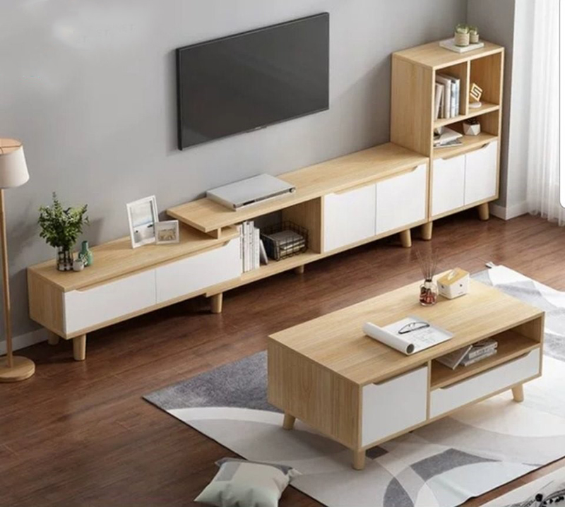 Hướng Dẫn Toàn Tập Cách Chọn Kích Thước Kệ Tivi Hợp Lý 2 Kích thước kệ Tivi