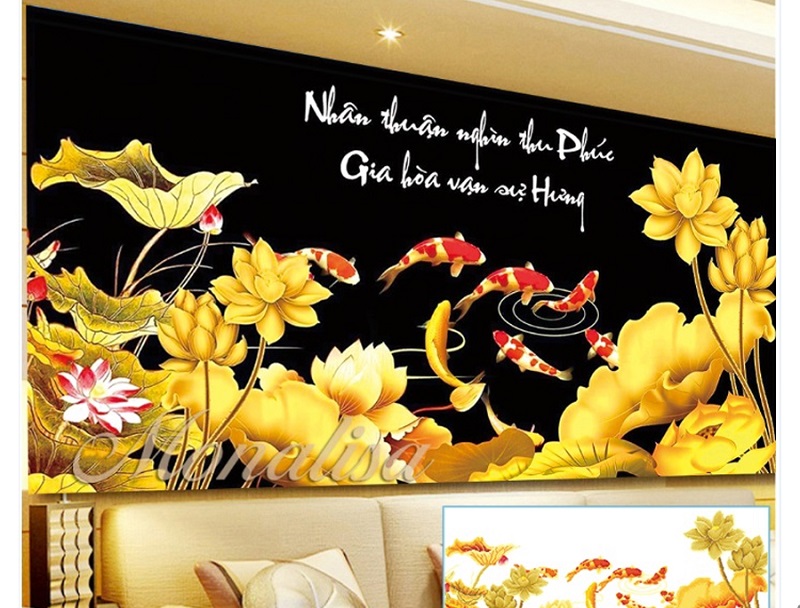 Tranh phong thủy mang đến may mắn, bình an Tranh phong thủy mang đến may mắn, bình an