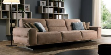 SOFA DA THẬT CANALETTO 3422