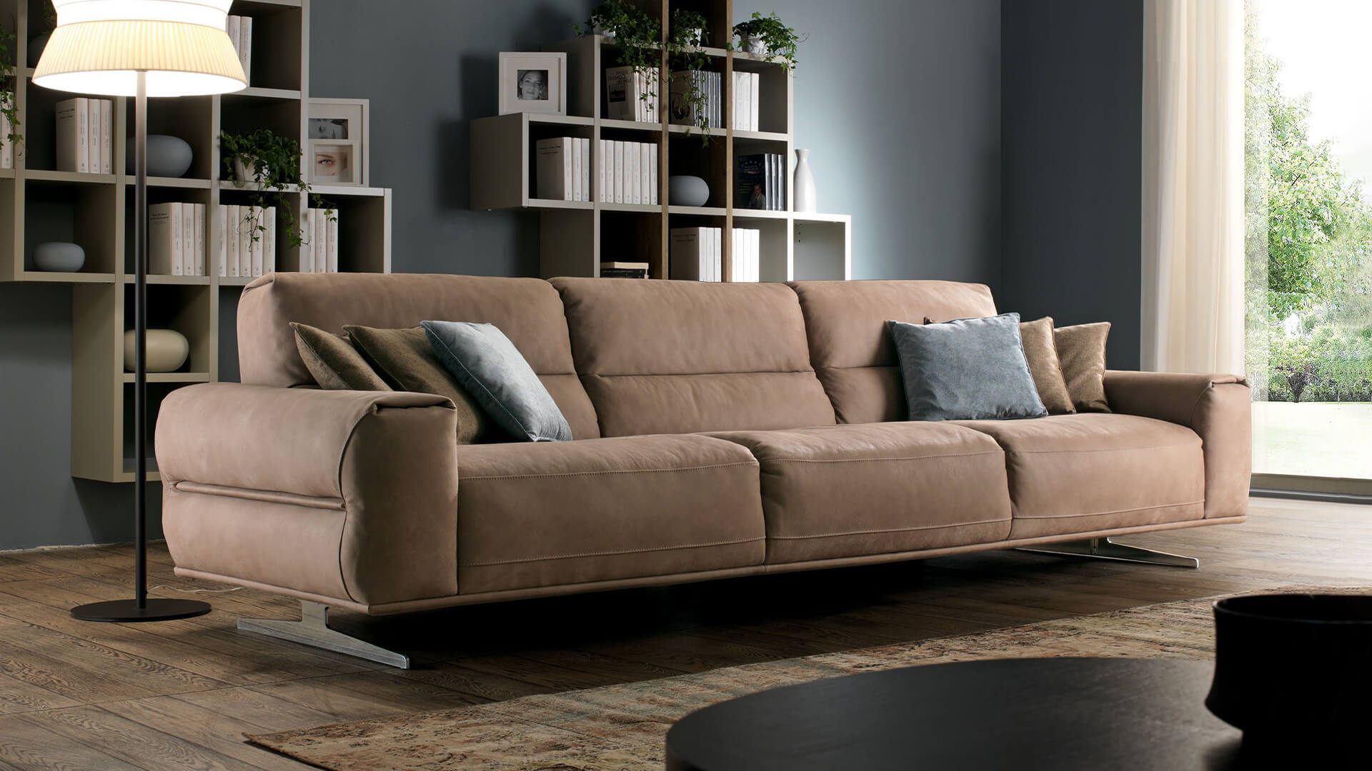 SOFA DA THẬT CANALETTO 3422