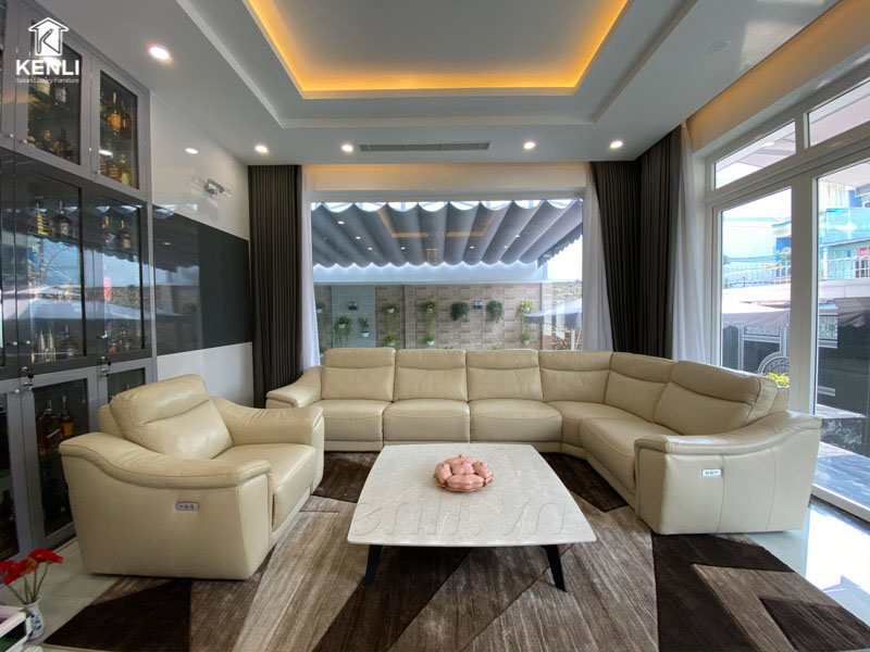 SOFA DA THẬT AGAY EE274