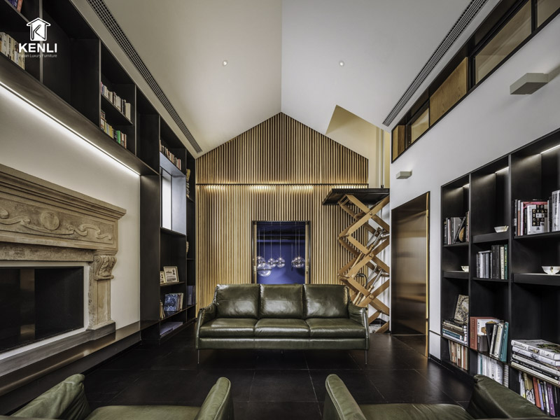 Mê Mẩn Nét Giao Thoa Độc Đáo Của The Hiding House 1 sofa da that simple tại nhà khách