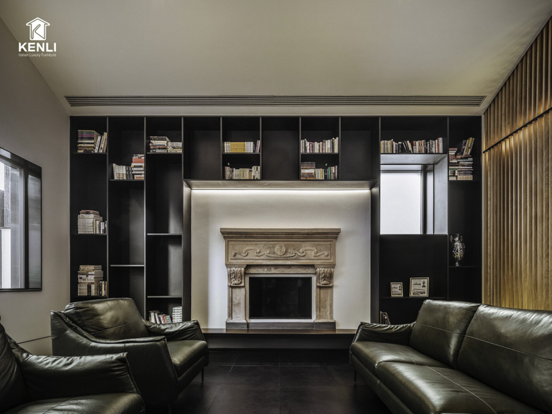 Mê Mẩn Nét Giao Thoa Độc Đáo Của The Hiding House 4 Sofa da thật Simple tại nhà khách