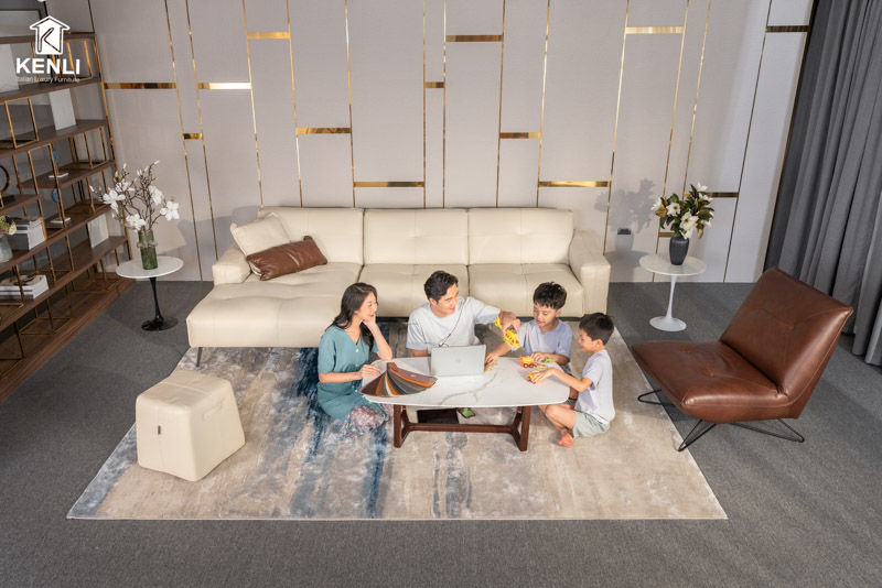 SOFA DA THẬT OSLO F002 12 SOFA DA THẬT OSLO F0025
