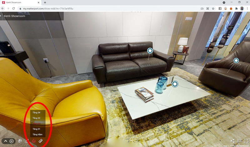 USER MANUAL – 360° MATTERPORT HƯỚNG DẪN SỬ DỤNG THAM QUAN THỰC TẾ ẢO 9 showroom virtual 9