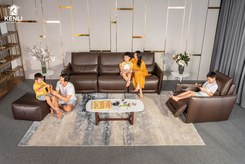 SOFA DA THẬT LEO FE044
