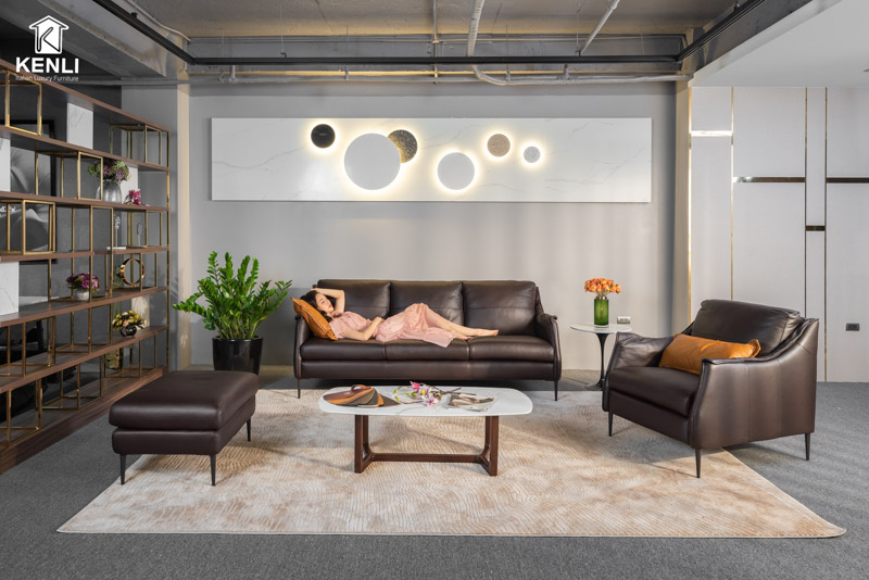 SOFA DA THẬT SIMPLE F0106