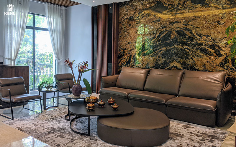 SOFA DA THẬT SOFTY 17397