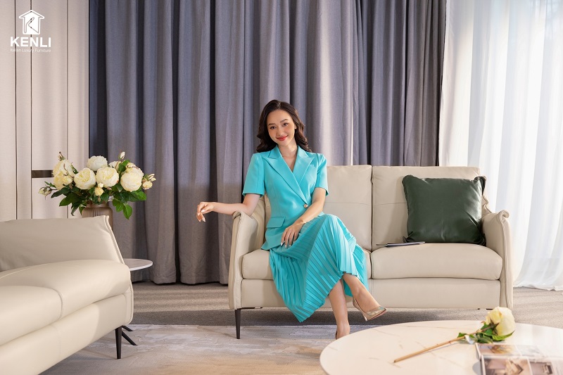 Kinh Nghiệm Chọn Sofa Phòng Giám Đốc Sang Trọng Và Hợp Phong Thuỷ 2 Đối với nữ giám đốc bạn nên chọn những mẫu mb663 cách điệu mềm mại, sang trọng