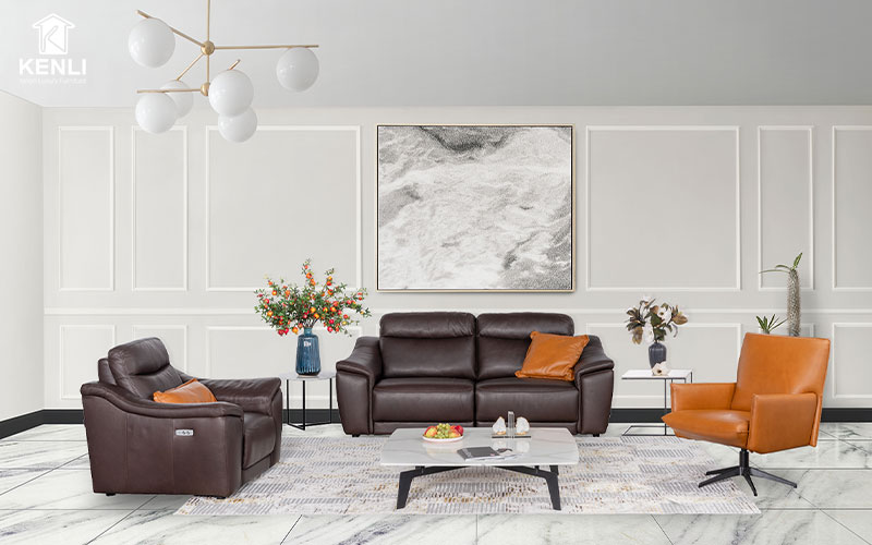 SOFA DA THẬT AGAY EE274
