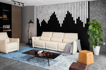 SOFA DA THẬT LEO FE04