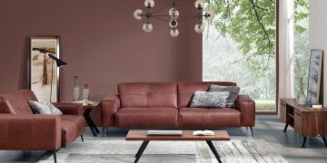 SOFA DA THẬT OSLO F002
