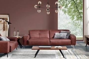SOFA DA THẬT OSLO F002