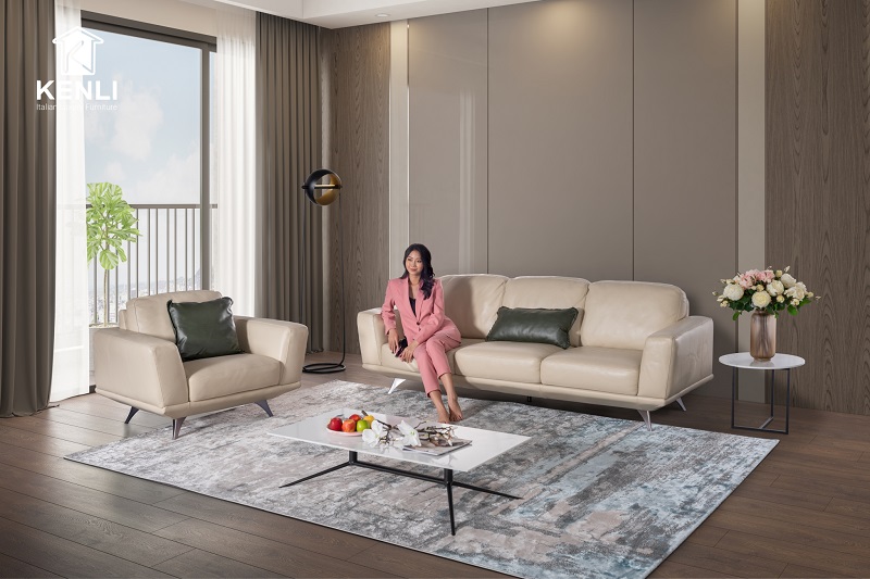 SOFA DA THẬT GEMMA F0193