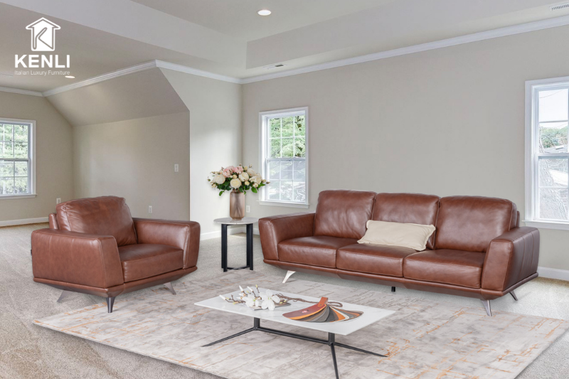 SOFA DA THẬT GEMMA F0192
