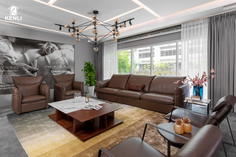 SOFA DA THẬT SOFTY 17392