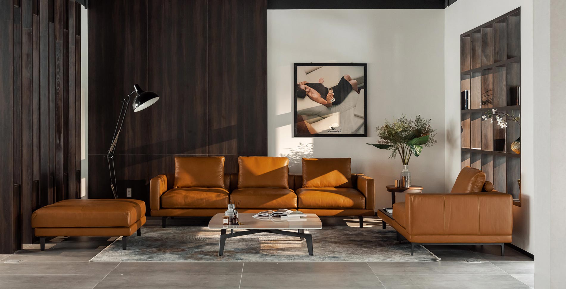 SOFA DA THẬT DELICATO F032