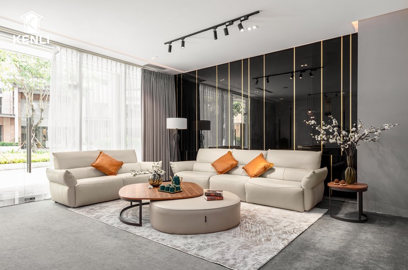 SOFA DA THẬT EMMA 966E2