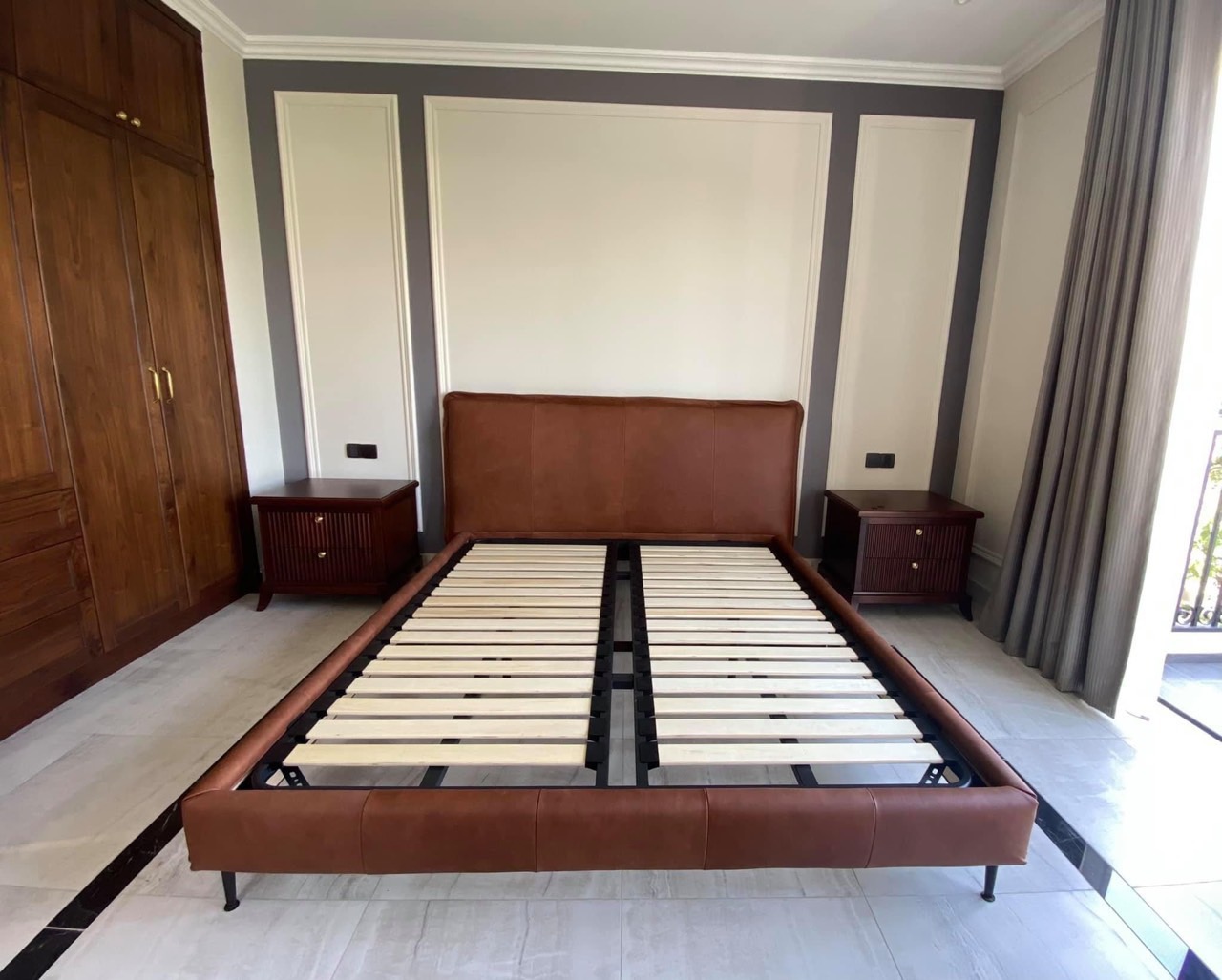 GIƯỜNG BỌC DA PIEGA L07Z4