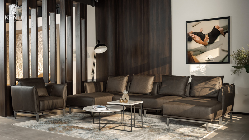 SOFA DA THẬT LEAP F02910