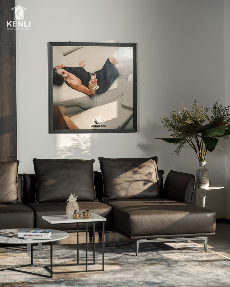SOFA DA THẬT LEAP F0297
