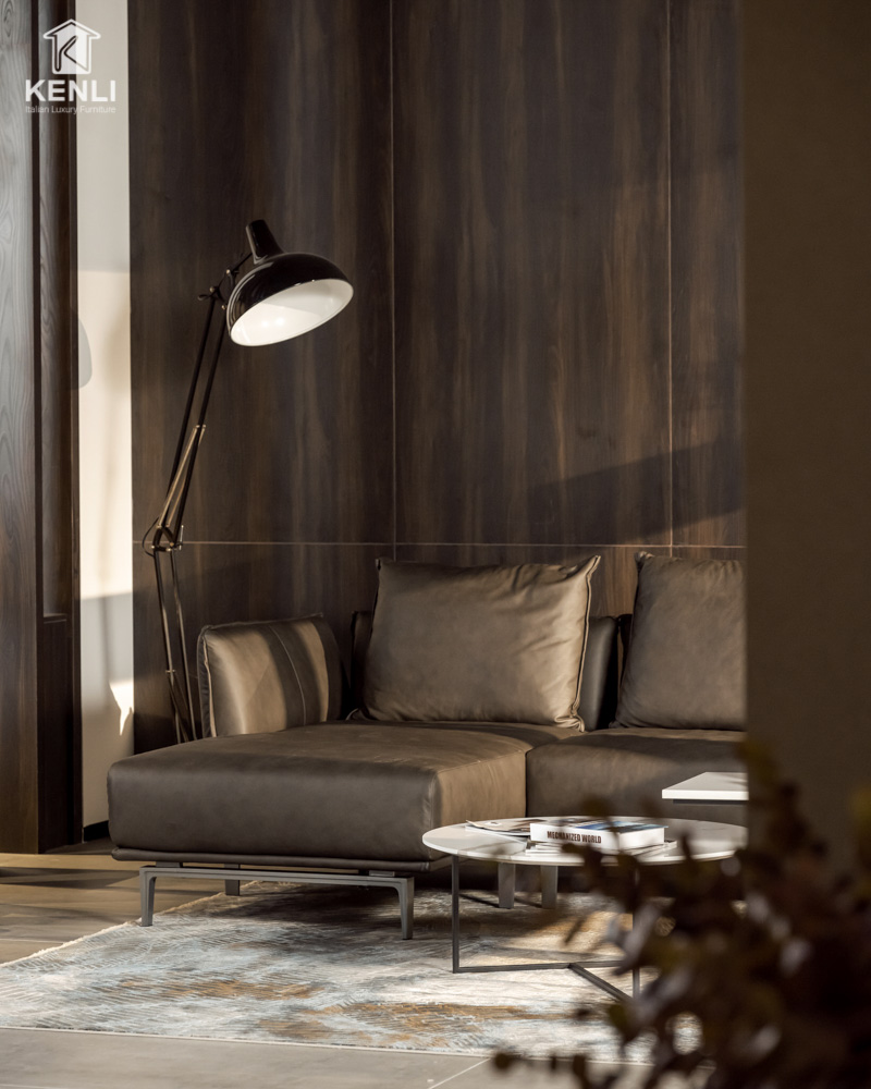 SOFA DA THẬT LEAP F0298