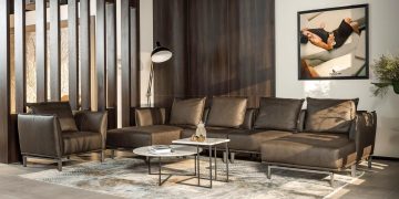 SOFA DA THẬT LEAP F029