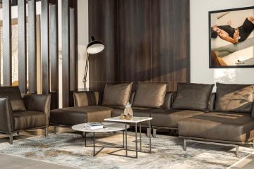 SOFA DA THẬT LEAP F029