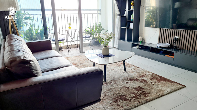ánh sáng sofa phòng khách nhỏ
