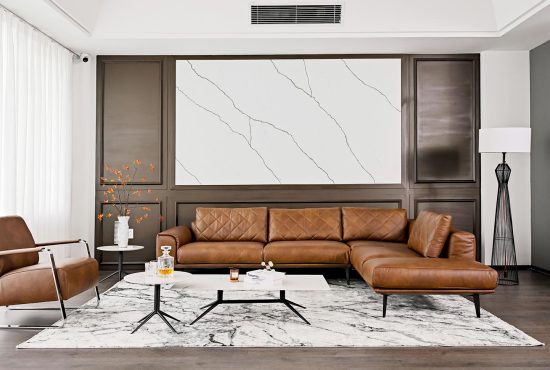 SOFA DA THẬT SAM 23655