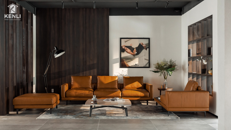 SOFA DA THẬT DELICATO F0322