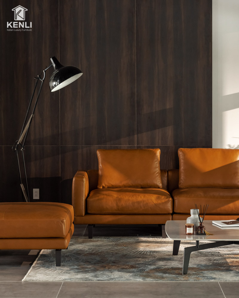 SOFA DA THẬT DELICATO F0325
