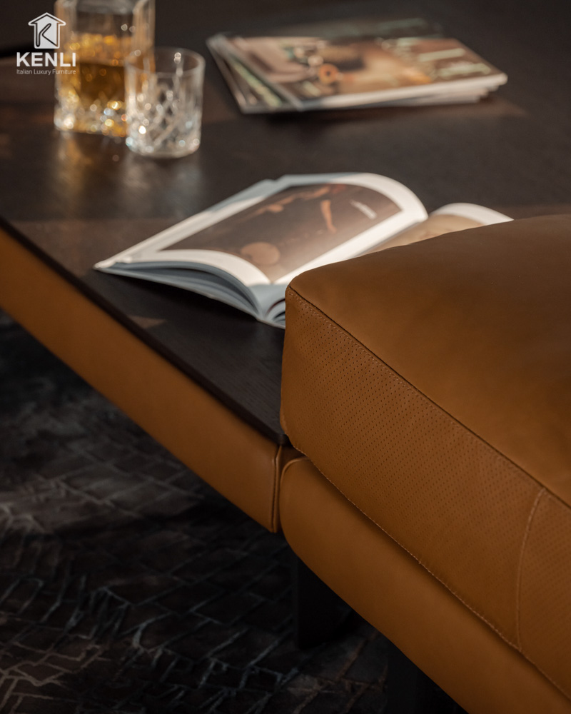 SOFA DA THẬT DELICATO F03210