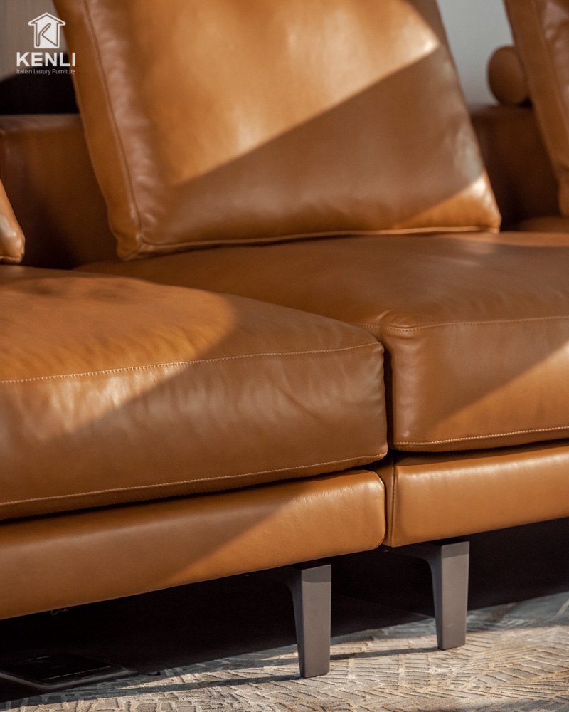 SOFA DA THẬT DELICATO F03211