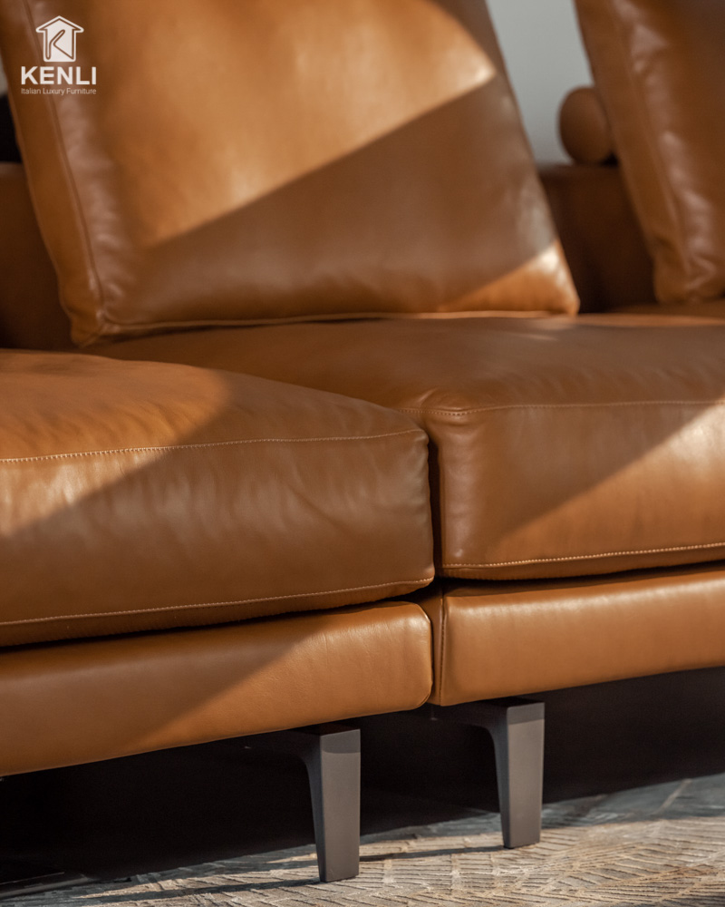 SOFA DA THẬT DELICATO F03213