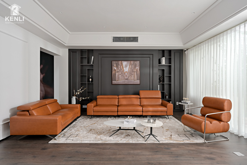 SOFA DA THẬT OSCAR 22464