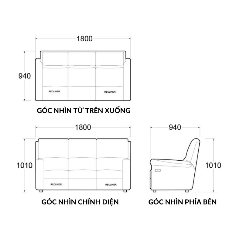 lua chon kich thuoc ghe sofa