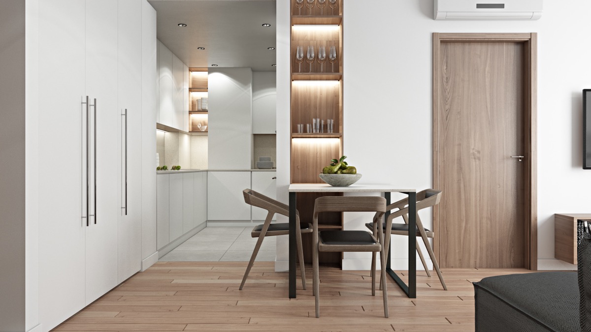 5 Mẫu Thiết Kế Nội Thất Cho Phòng Ăn Nhỏ Thanh Lịch, Hiện Đại 2 small modern dining set ideas 1