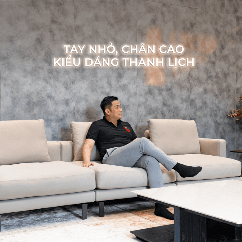Sofa da thật chuẩn Ý Delicato mã F032