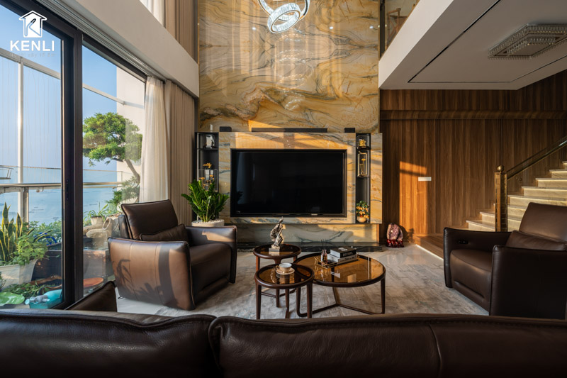 Thiết Kế mb66 Siêu Phẩm Luxury Duplex Green Diamond Quảng Ninh 4 Vẻ đẹp nổi bật của căn Duplex là sự kết hợp của tone màu trung tính và nguyên vật liệu app mb66