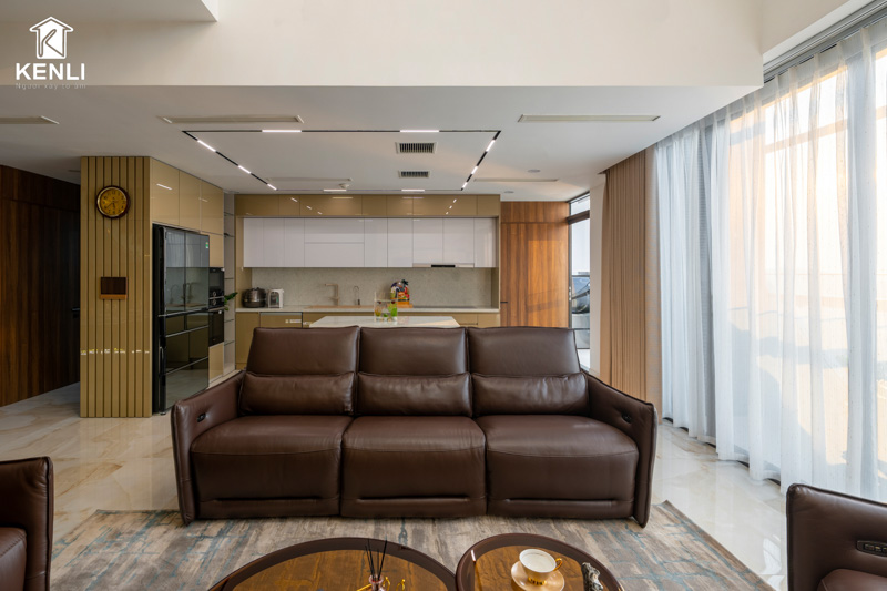 Thiết Kế mb66 Siêu Phẩm Luxury Duplex Green Diamond Quảng Ninh 6 Bộ sofa Ý là điểm nhấn kiến tạo không gian sống hiện đại, đẳng cấp của gia chủ