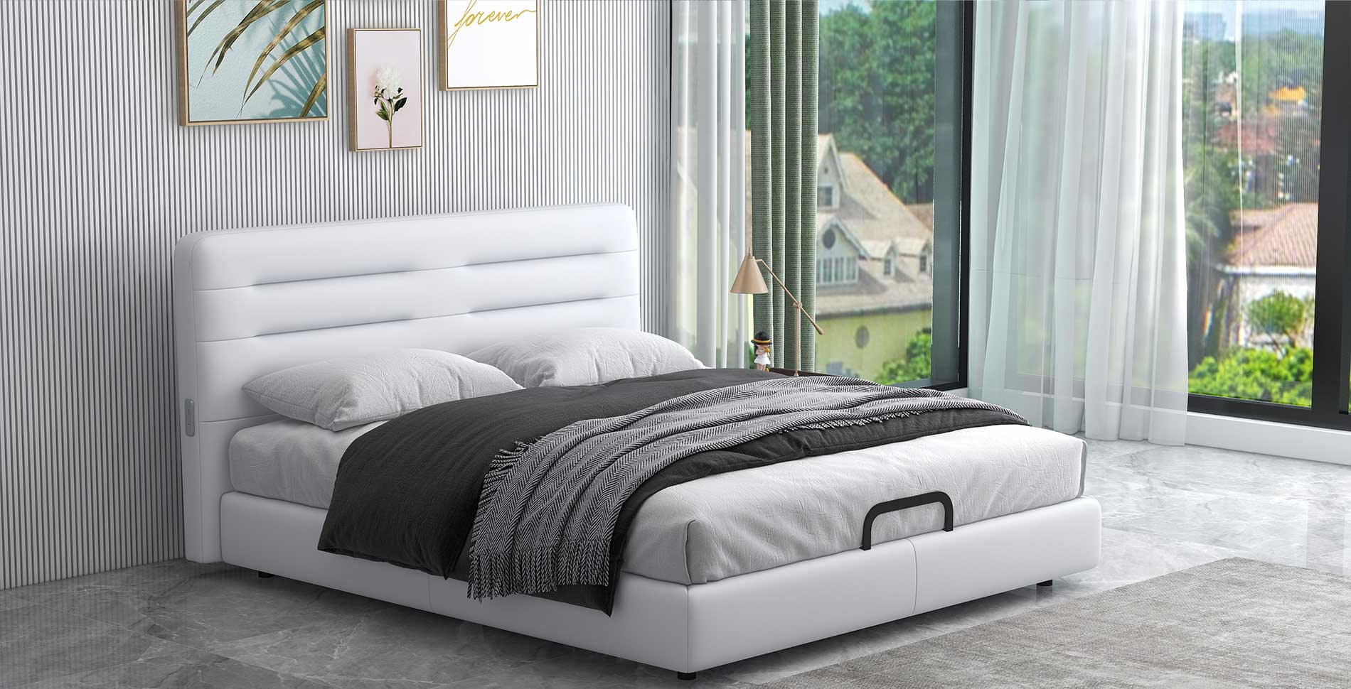 GIƯỜNG BỌC DA SAILBOAT L32Z