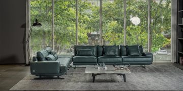 SOFA DA THẬT CLOUD F040