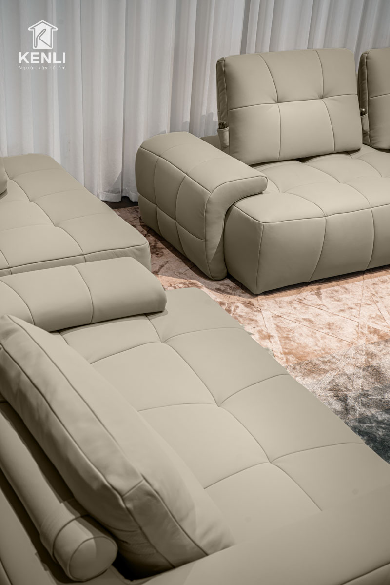 SOFA DA THẬT FANTASIA FE27 12 SOFA DA THẬT FANTASIA FE273