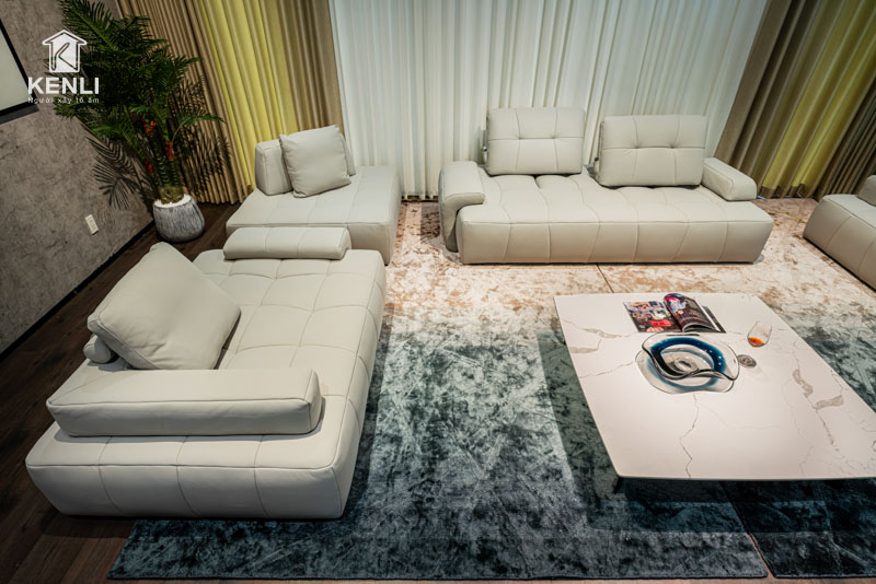 SOFA DA THẬT FANTASIA FE27 20 SOFA DA THẬT FANTASIA FE277