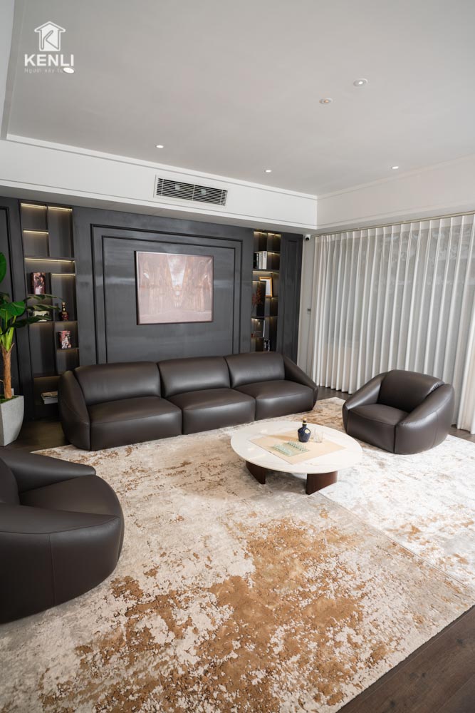SOFA DA THẬT LAMBERT 38A15