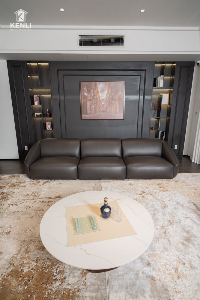 SOFA DA THẬT LAMBERT 38A16