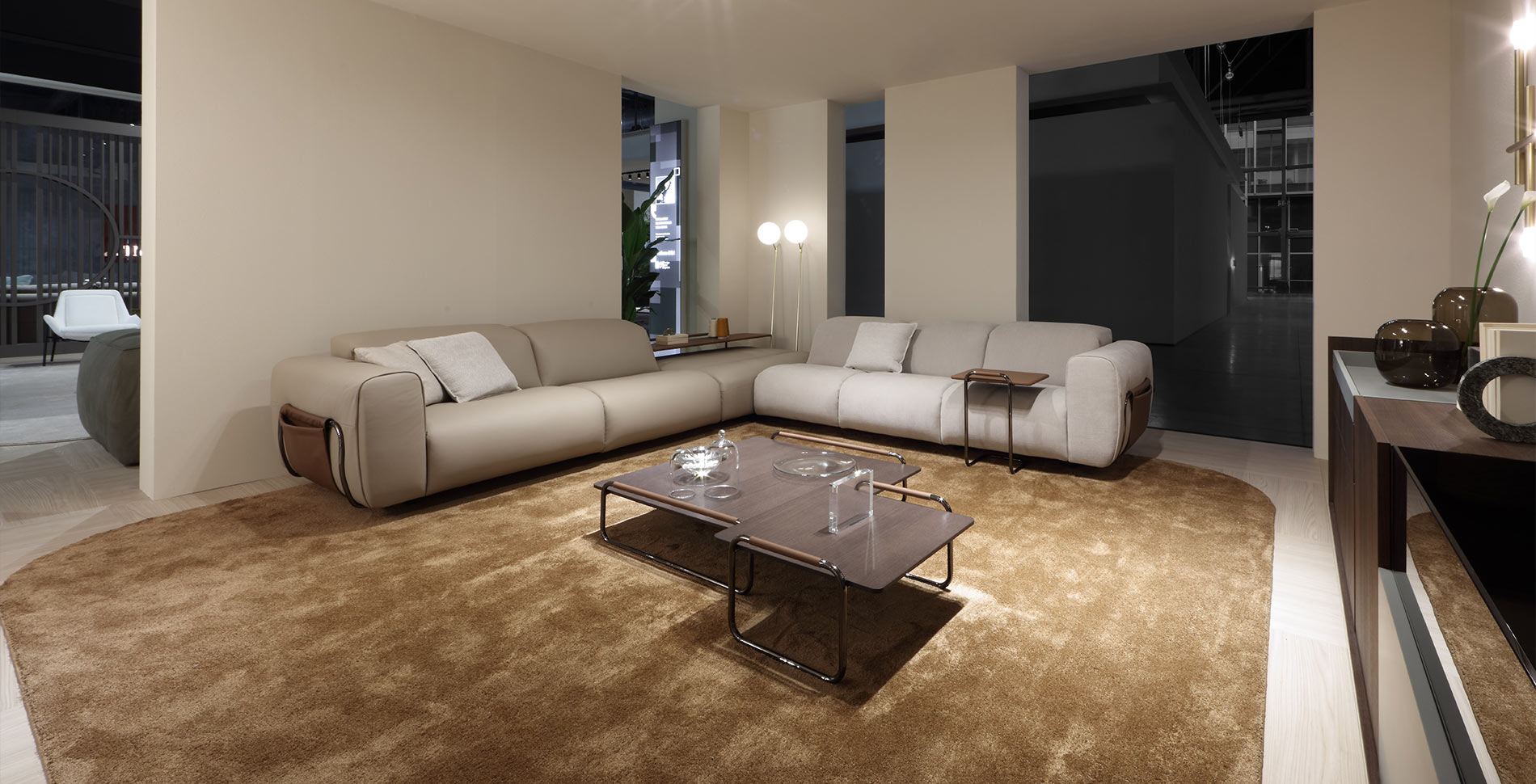 SOFA DA THẬT 386E – OYSTER