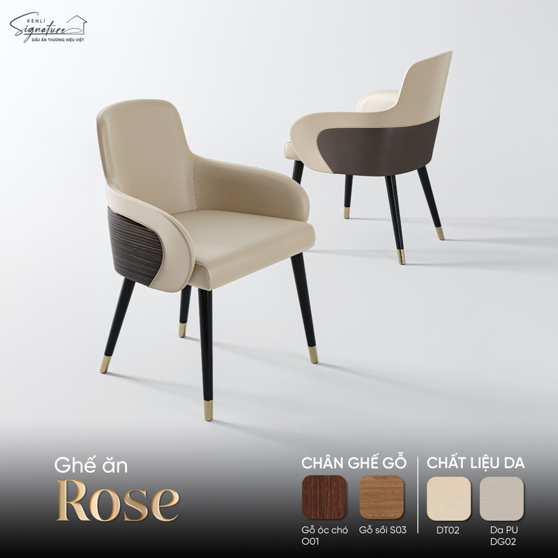 GHẾ ĂN ROSE KDC8622