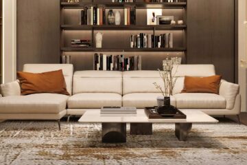 Tận hưởng cuộc sống với Sofa da thật Florence F021